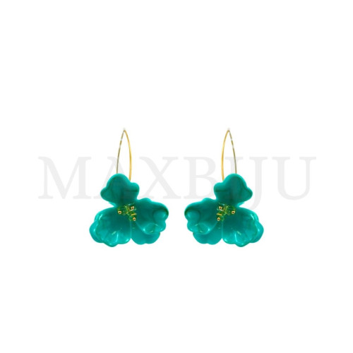 Stainless Steel and Resin Earring