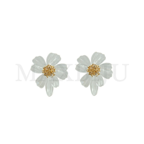 Stainless Steel and Resin Earring