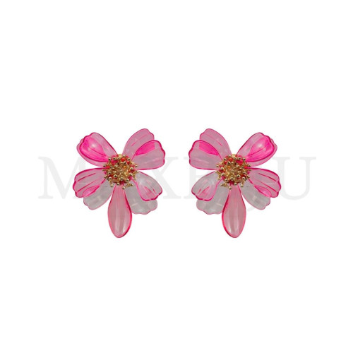 Stainless Steel and Resin Earring