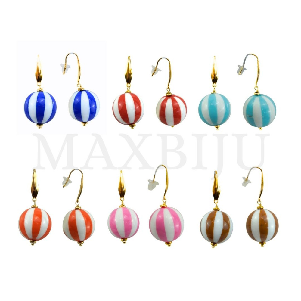 Stainless Steel and Resin Earring