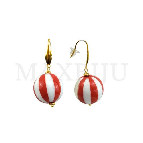 Stainless Steel and Resin Earring