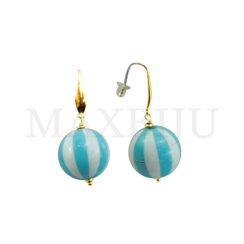 Stainless Steel and Resin Earring