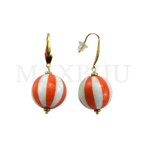 Stainless Steel and Resin Earring