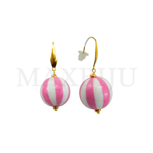 Stainless Steel and Resin Earring