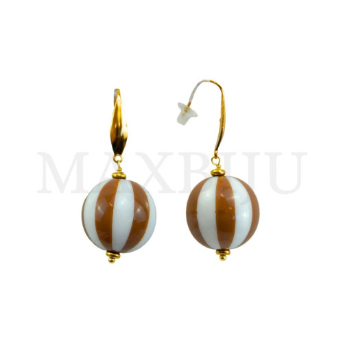 Stainless Steel and Resin Earring