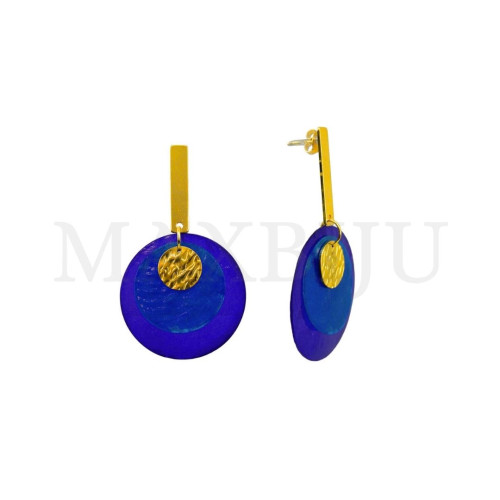 Stainless Steel and Resin Earring