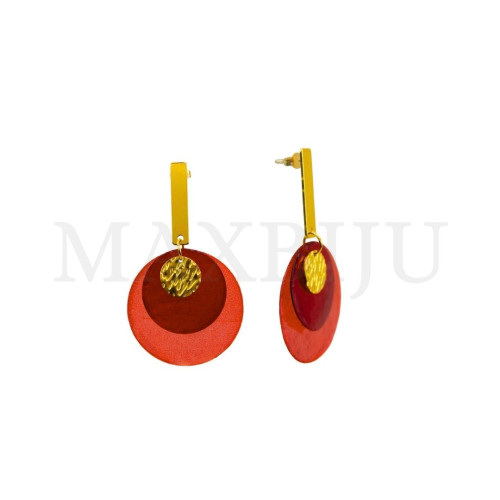 Stainless Steel and Resin Earring