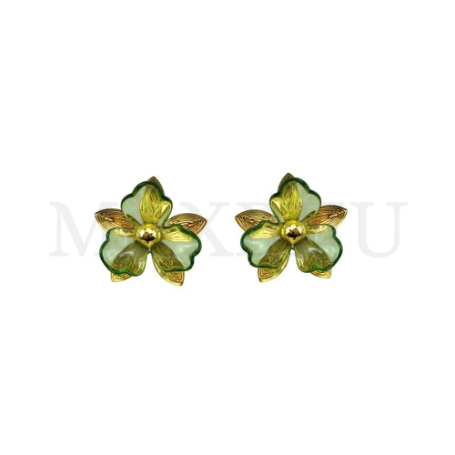 Stainless Steel and Resin Earring