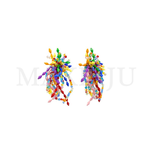 Stainless Steel and Resin Earring