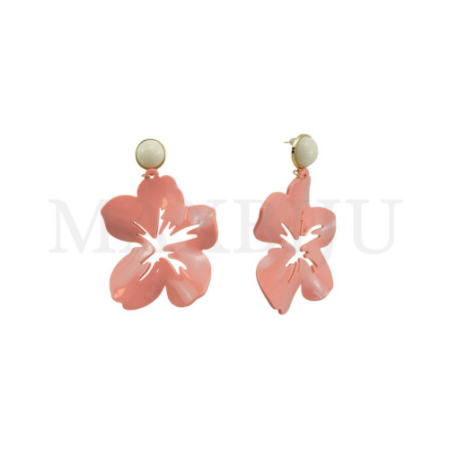 Stainless Steel and Resin Earring