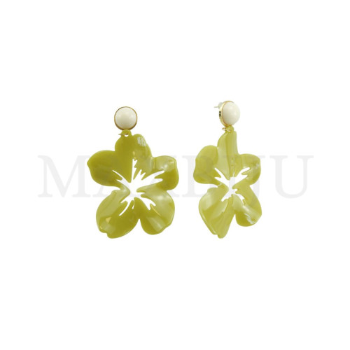 Stainless Steel and Resin Earring