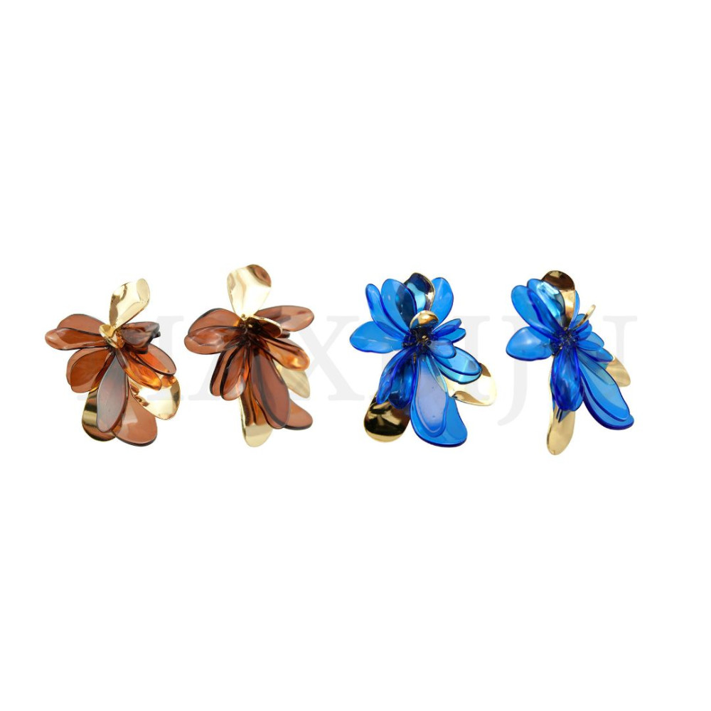 Stainless Steel and Resin Earring