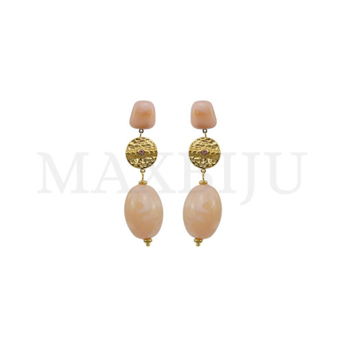 Stainless Steel and Resin Earring