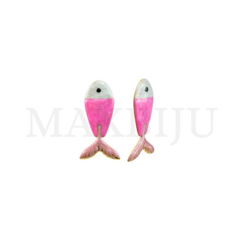 Stainless Steel Earring – Fish.