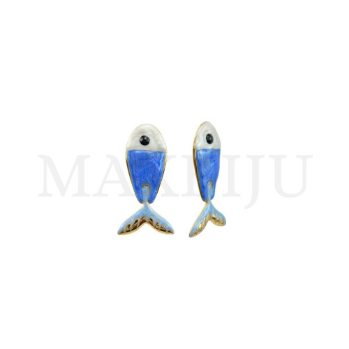 Stainless Steel Earring – Fish.