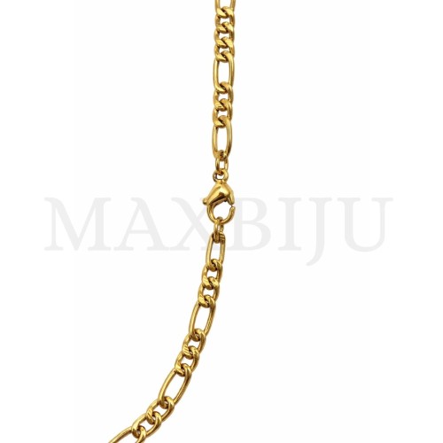 Steel Figaro Links Chain (60cm)