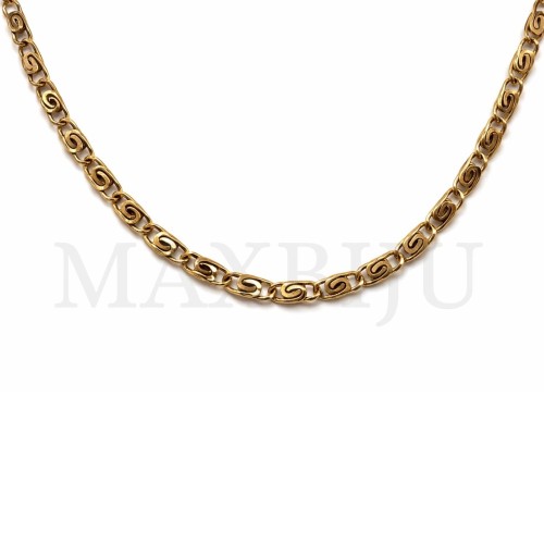 C2508KL: Stainless Steel Chain with Elaborate Links -50cm