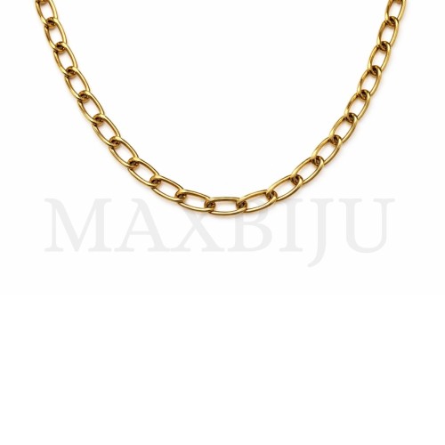C2508KL: Twisted Oval Link Stainless Steel Chain -60cm