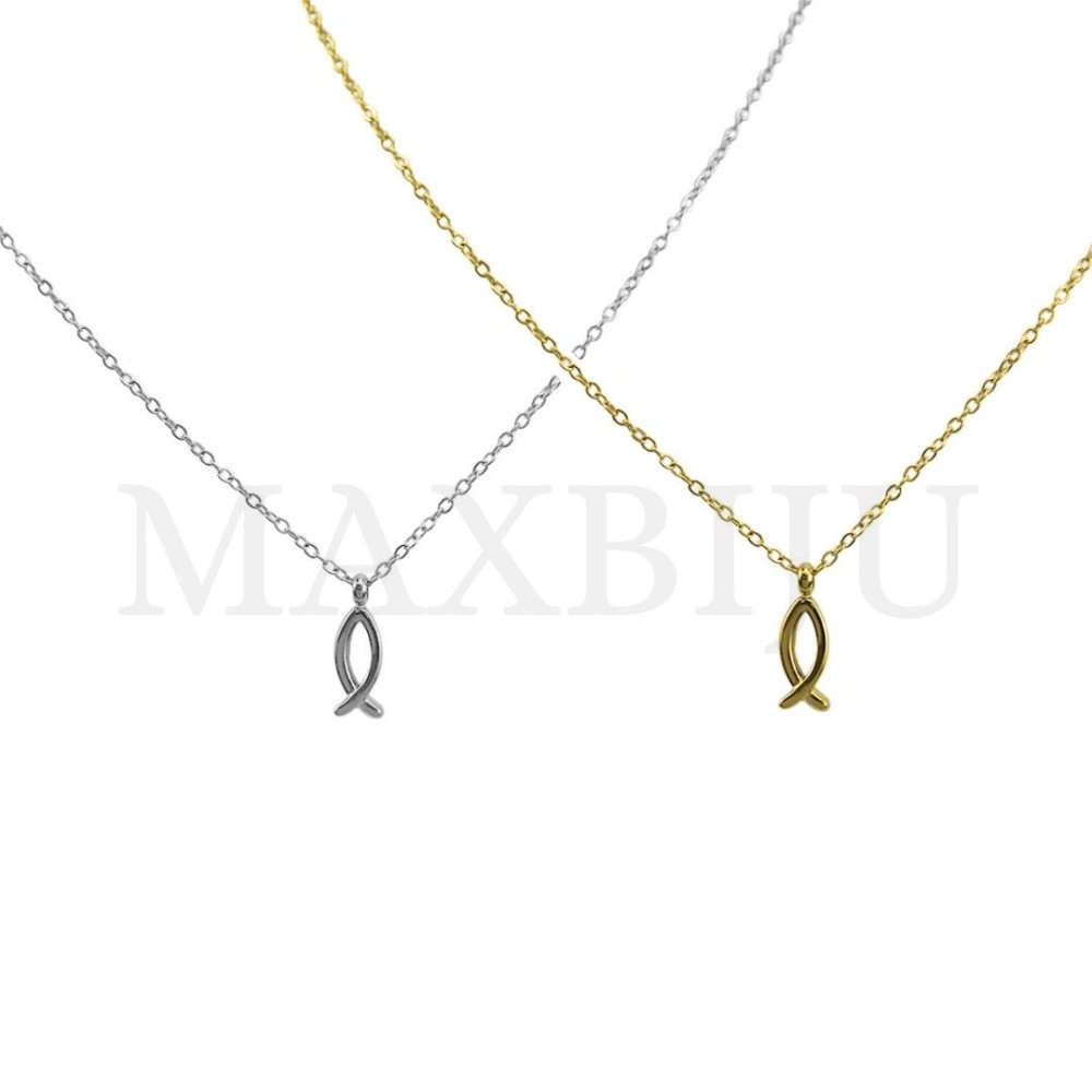 Stainless Steel Necklace - 45cm.