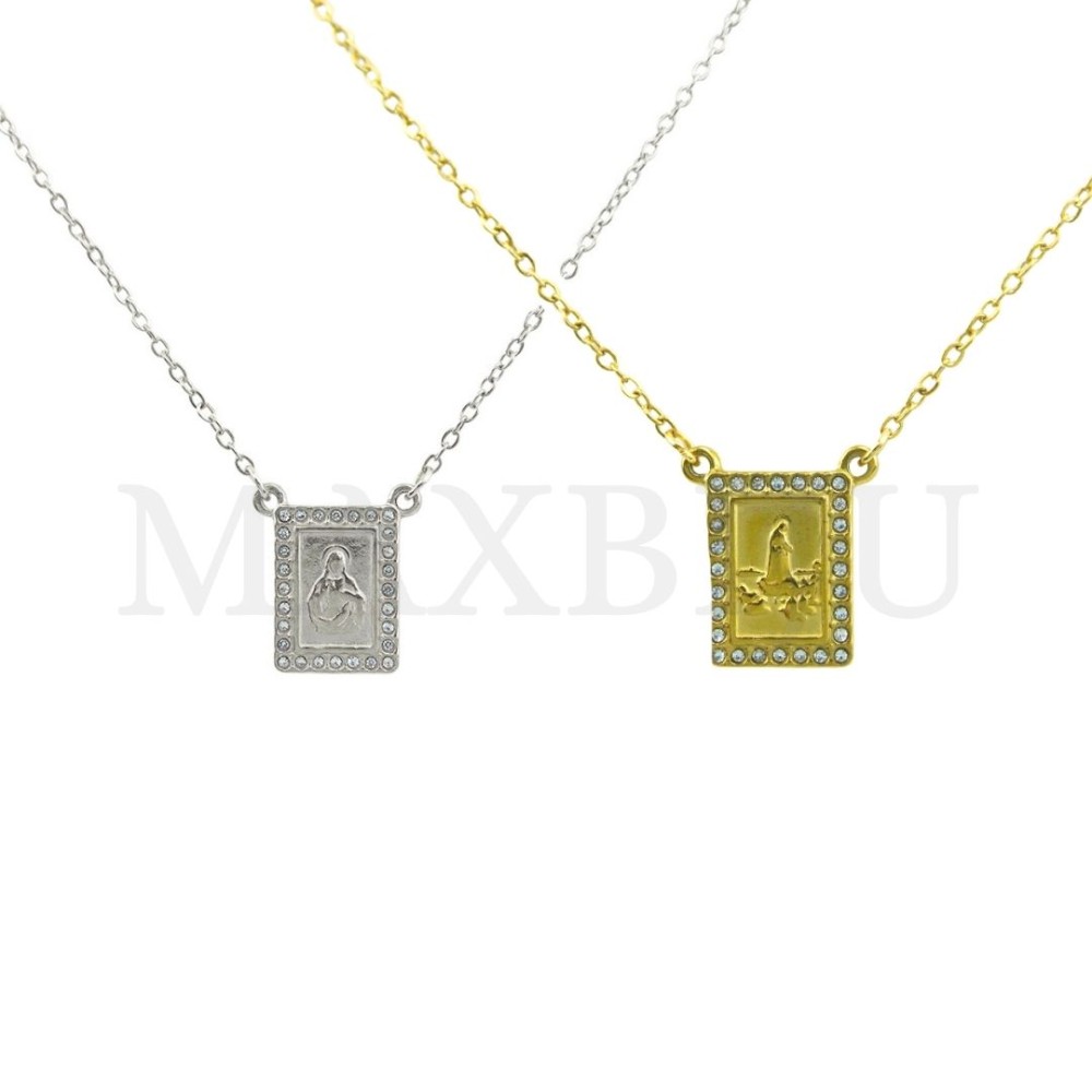 Stainless Steel Scapulars - 35cm