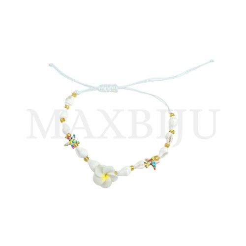 Adjustable Shell Necklace and Bracelet Set
