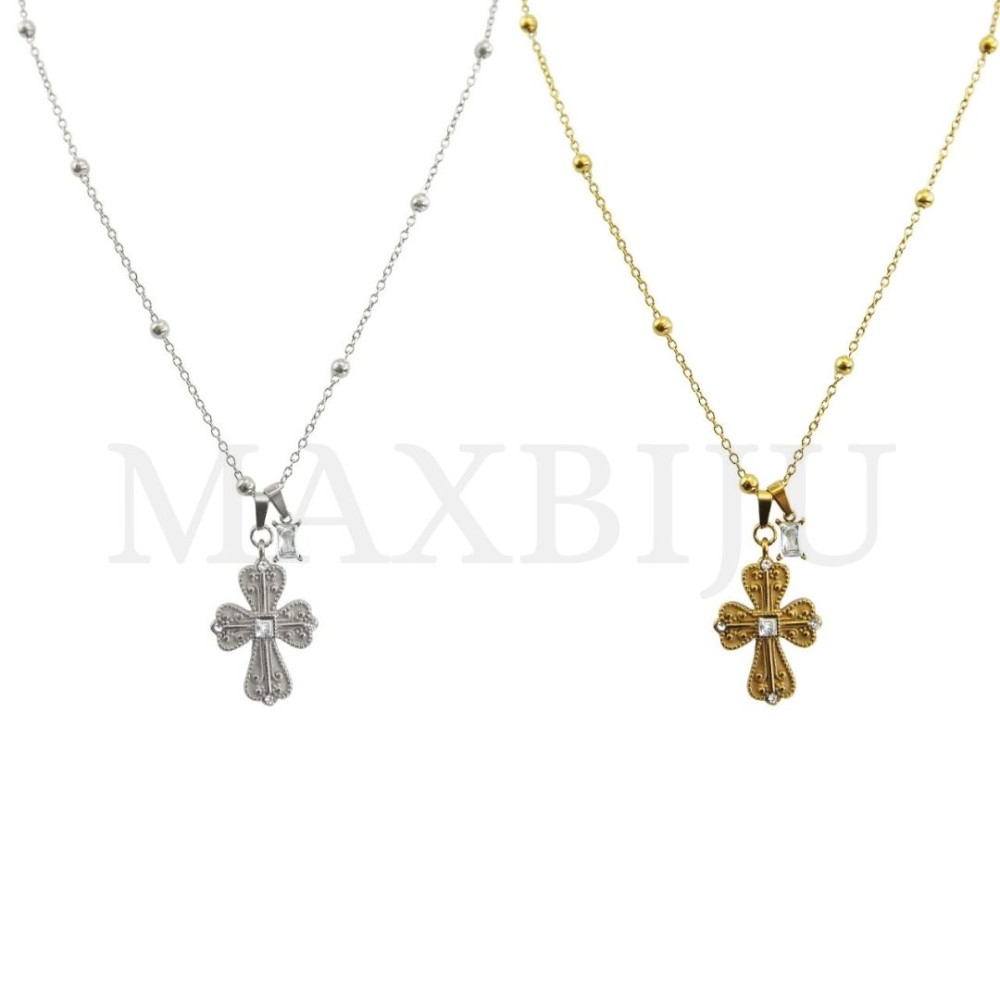 Stainless Steel Necklace - 45cm.