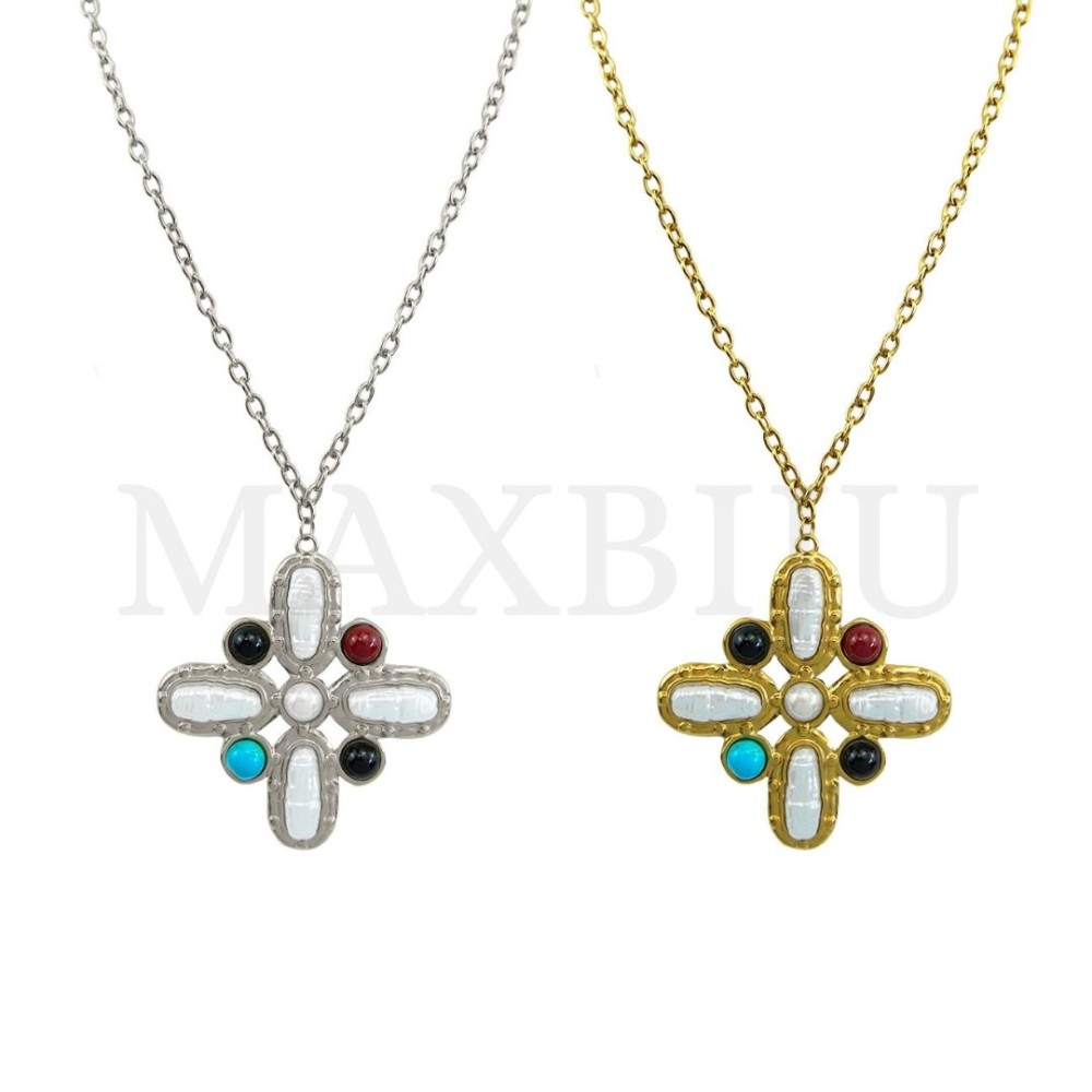 Stainless Steel Necklace - 45cm.