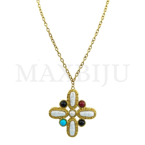 Stainless Steel Necklace - 45cm.