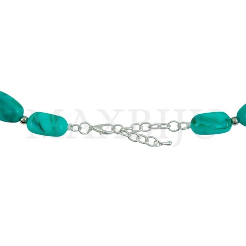 Resin and Metal Necklace - 50cm