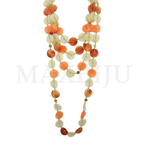 Resin and Stainless Steel Necklace - 40/45/50/80cm