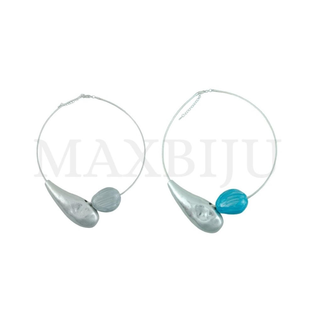 Metal Necklace with Lobster Clasp - 45cm
