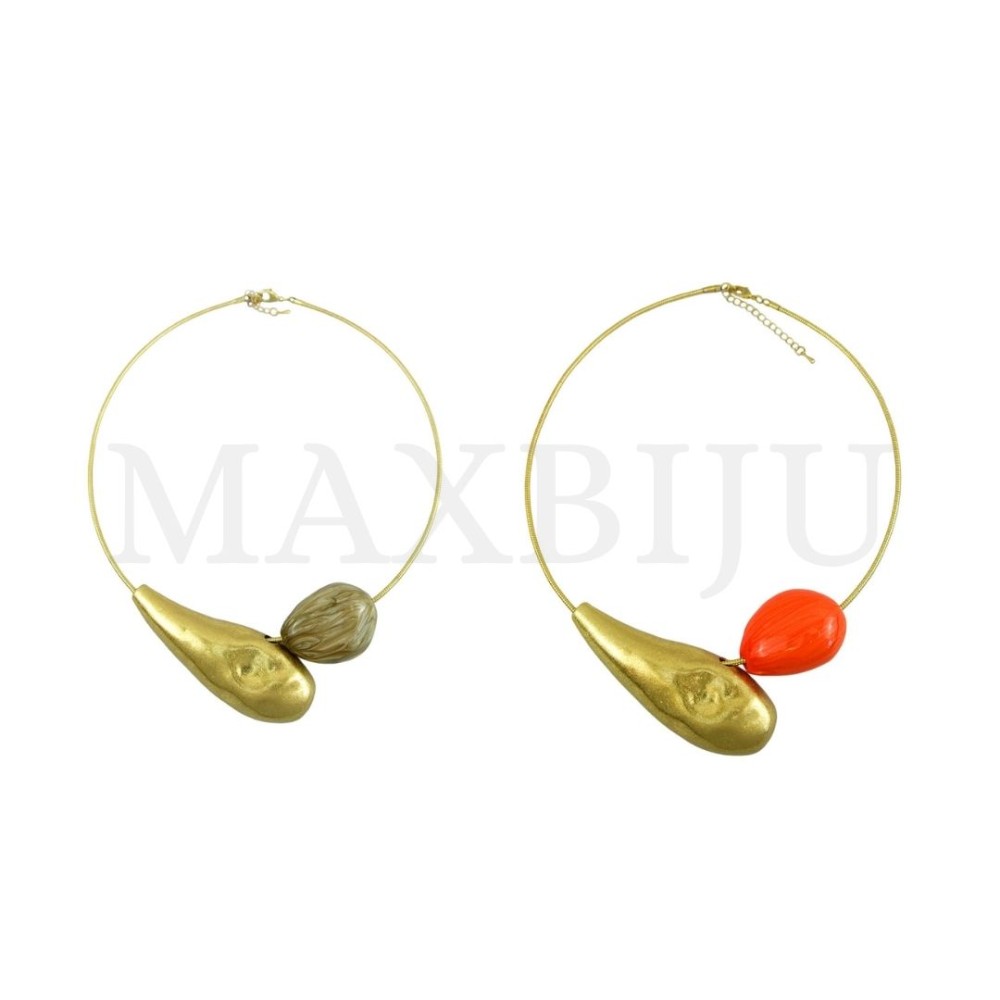 Metal Necklace with Lobster Clasp - 45cm