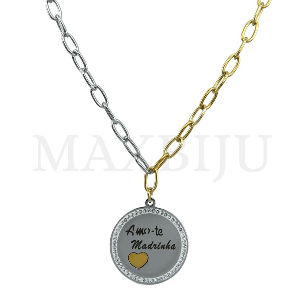 Stainless Steel Necklace  45cm  - Amo-te Madrinha
