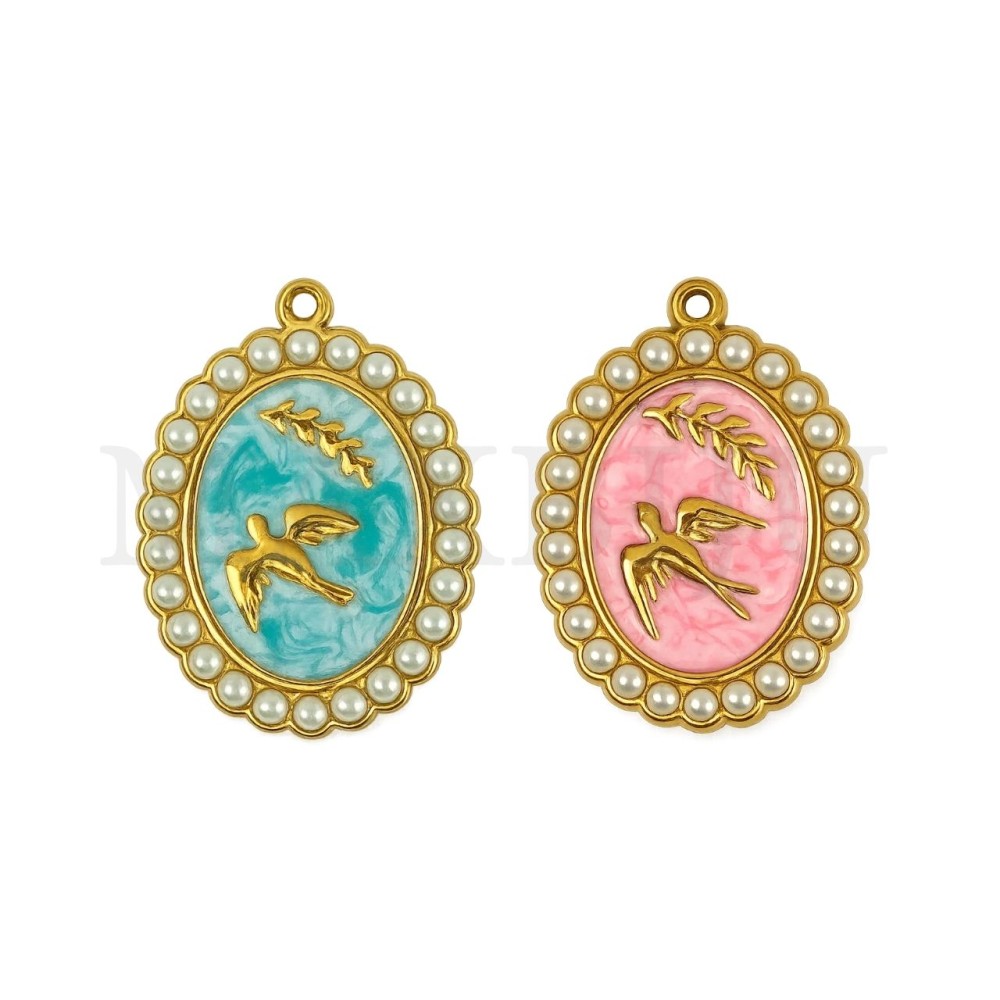 Stainless Steel Pendant 20x26mm