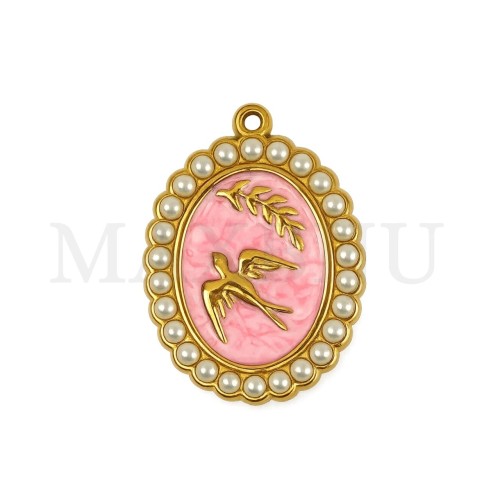 Stainless Steel Pendant 20x26mm