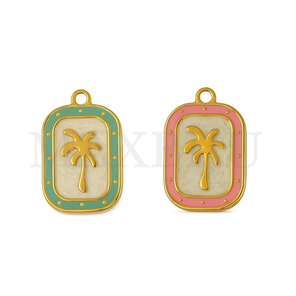 Stainless Steel Pendant 14x20mm