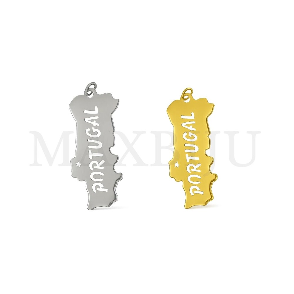 Stainless Steel Pendant 16x37mm