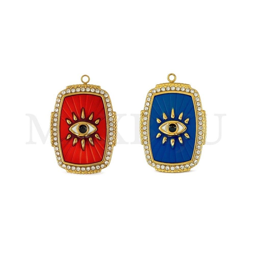 Stainless Steel Pendant 23x34mm