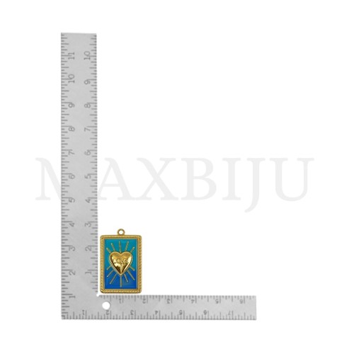 Stainless Steel Pendant 18x28mm