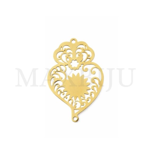 Stainless Steel Pendant 30x20mm