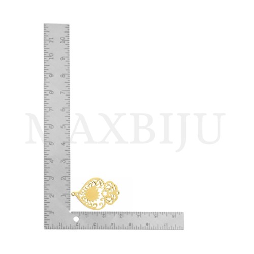 Stainless Steel Pendant 30x20mm