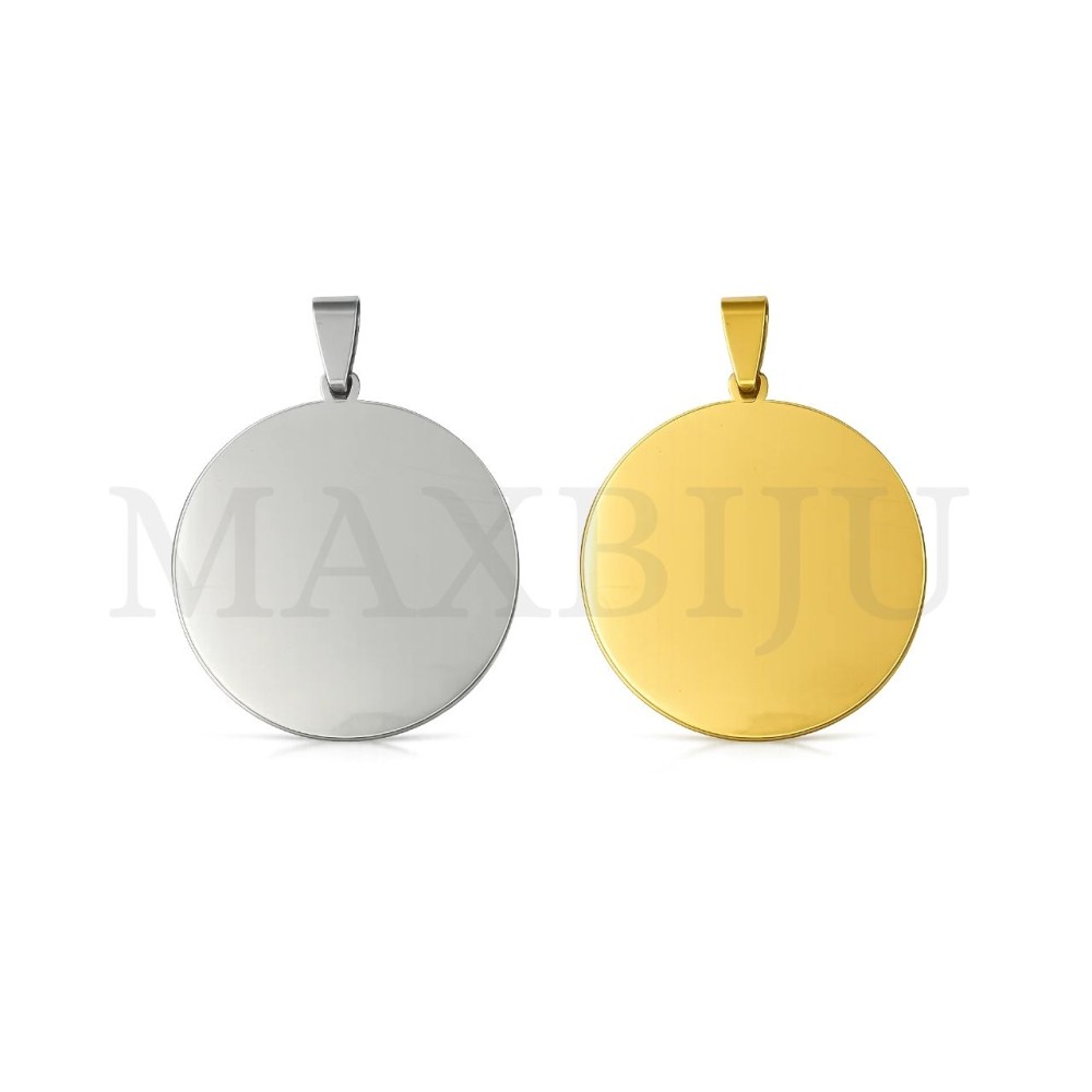Stainless Steel Pendant 40mm
