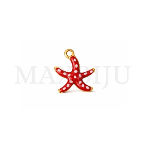 Stainless Steel Starfish Pendant - 11x11mm