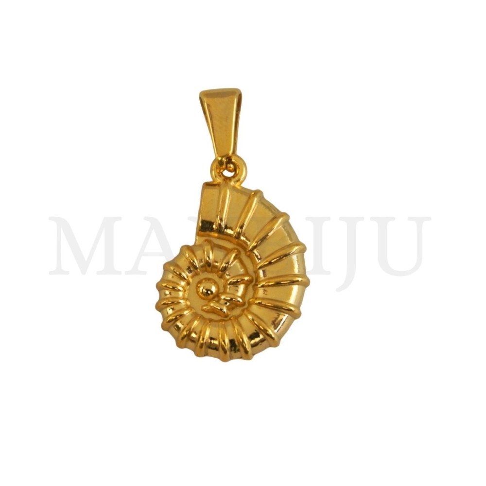 Stainless Steel Pendant - Shell 14x21mm