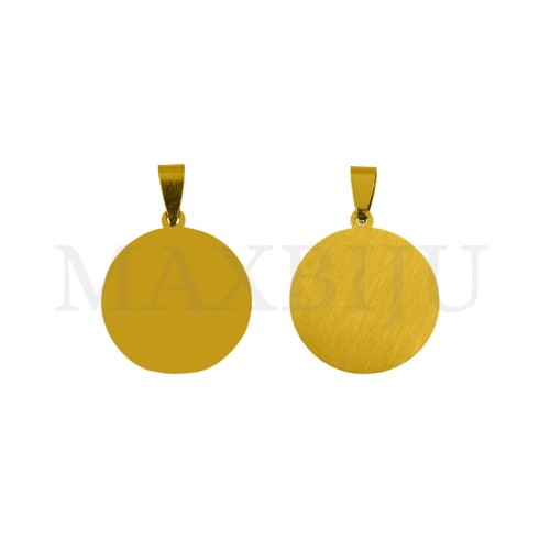 Stainless Steel Pendant - Steel Plate 30mm