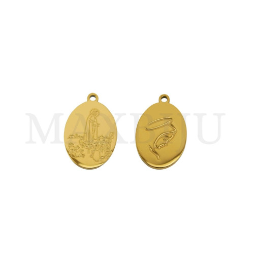 Stainless Steel Pendant – Virgin Mary 11x17mm.
