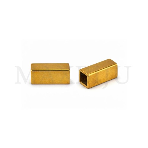  Rectangular Stainless Steel Bead 10x3mm