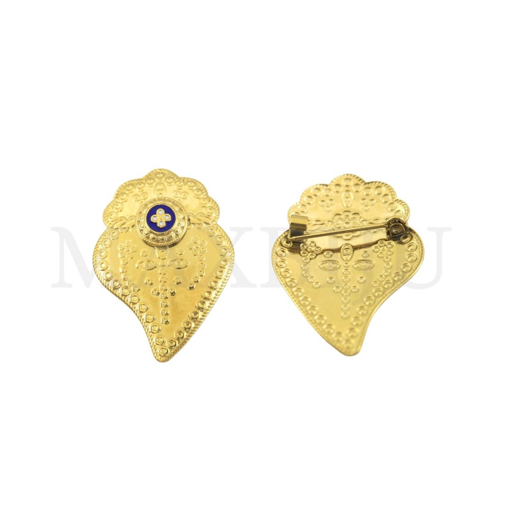 Stainless Steel Brooch – Viana Heart  31x45cm.