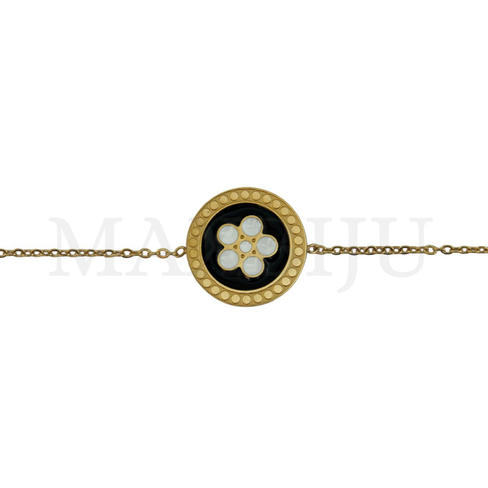 Stainless Steel Portuguese Bracelet - Viana Heart 20cm
