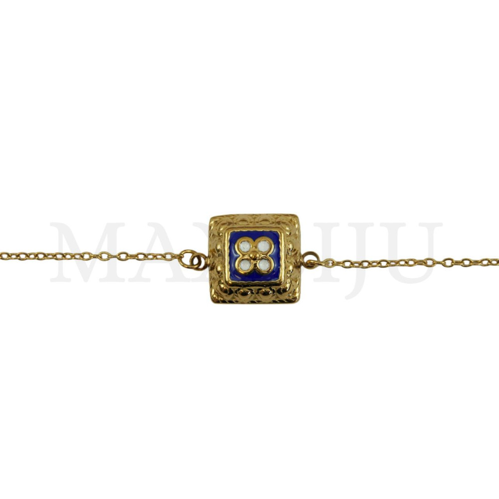 Stainless Steel Portuguese Bracelet - Viana Heart 20cm